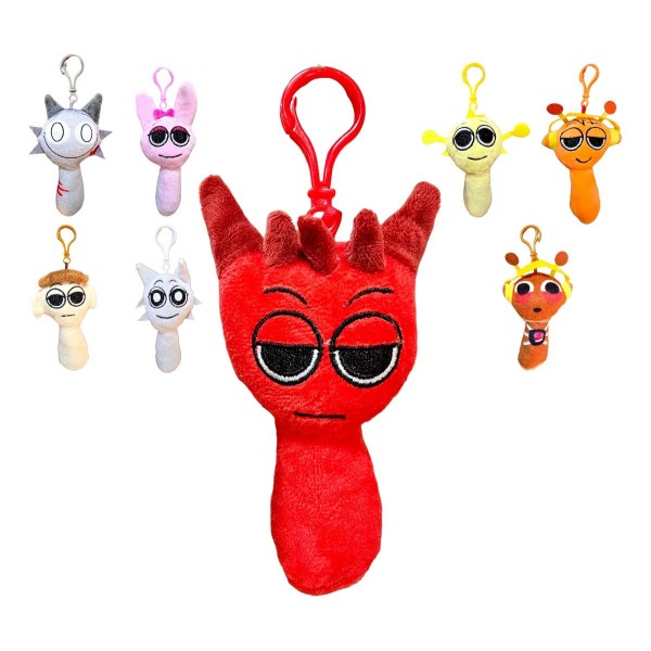 LLAVERO DE PELUCHE SPRUNKI X12CM